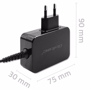 Qoltec 52386 GaN Power Pro Įkroviklis 65W USB-C Juodas