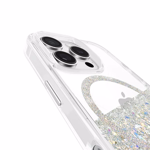 Case-Mate Karat Soap Bubble MagSafe dėklas, skirtas iPhone 16 Pro, vaivorykštinis