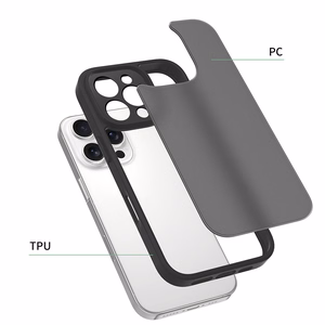 Pilnai matinis magnetinis dėklas Iphone 15 Pro juodas