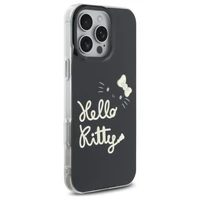 Hello Kitty IML Golden Diva MagSafe dėklas telefonui iPhone 16 Pro Max - juodas