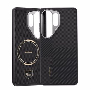 Benks Montage Magnetic Armor Pro Kevlar Dėklas Metal Frame 600D+1500D (L050) for Samsung Galaxy S26 Ultra juodas