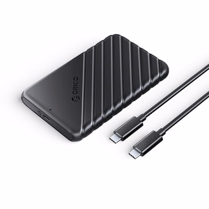 "Orico 25PW1C-C3" 2,5 colių HDD/SSD USB-C 3.1 6Gb/s diskinis kaupiklis - juodas