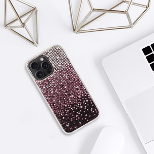 Tel Protect diamentinis dėklas telefonui iPhone 14 Pro Max bordo