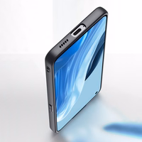 Dux Ducis Fino dėklas padengtas nailono medžiaga Oppo Reno7 Pro 5G juodas