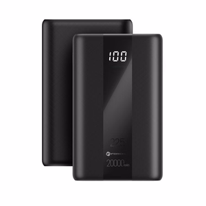 Išorinė baterija Forcell F-Energy Energo P20K2 QC3.0 PD 3A 22,5W 20000 mAh juoda