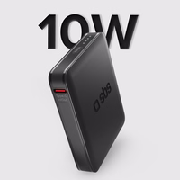 Išorinė baterija SBS NanoTube 5000 mAh Aukšto tankio - juoda