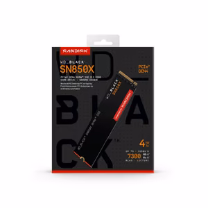 Western Digital Black SN850X 4 TB M.2 PCI Express 4.0 NVMe