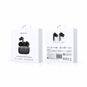 Devia Ultra1 Bluetooth TWS ausinės su ANC, juodos