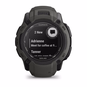 Garmin Instinct 2X Solar 2,79 cm (1.1") MIP 50 mm Skaitmeninis 176 x 176 pikseliai Lietimui jautrus ekranas Grafitas GPS (palydovinis)