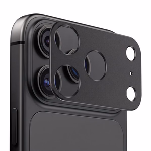 Tech-Protect Camalloy Fit+ kameros dangtelis, skirtas iPhone 18 Pro, juodas