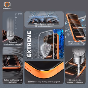 Tempered glass Tel Protect 10X HD DLC Diamond Coating skirtas Samsung Galaxy S25 ULTRA (envelope)