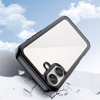 Outer Space dėklas telefonui su geliniu rėmeliu iPhone 16 Plus - juodas