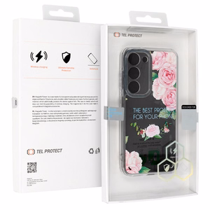 Dėklas telefonui Tel Protect Flower Samsung Galaxy A14 4G/5G dizainas 1