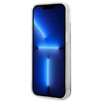Karl Lagerfeld KLHCP14SLMNMS iPhone 14 6.1 "kietasis dėklas sidabrinis / sidabrinis skystas blizgutis Monogram