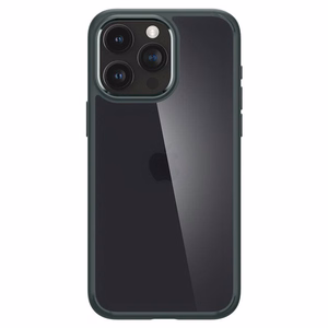 Spigen Ultra Hybrid dėklas telefonui iPhone 15 Pro Max - tamsiai žalias