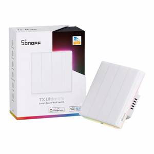 Ismanusis WiFi jutiklinis sieninis jungiklis Sonoff TX T5 4C (4 kanalu)