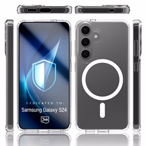 3mk Armor Magnetinis dėklas telefonui Samsung Galaxy S24 / S25 - skaidrus