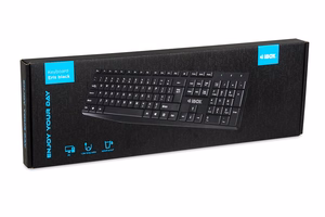 iBOX Eris USB klaviatūra, Juodas
