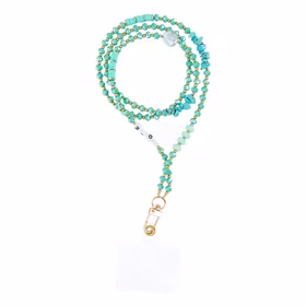 STONE telefono dirželis, telefono pakabukas / virvelės ilgis 82 cm (41 cm kilpoje) / ant kaklo – turkio