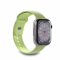 PURO ICON - elastinis dirželis Apple Watch 38/40/41/42 mm (S/M & M/L) (Matcha žalias)