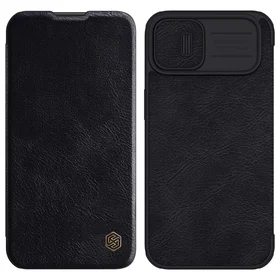 Dėklas Nillkin Qin Pro Leather Apple iPhone 14 Plus juodas