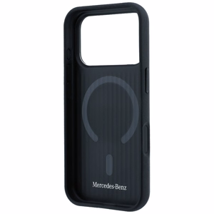 Mercedes MagSafe odinis dėklas su žiediniu stovu, skirtas iPhone 18 Pro / 17 Pro, juodas