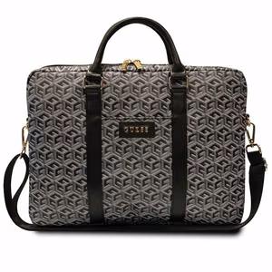 Guess GCube dryžuotas 16" nešiojamojo kompiuterio krepšys - juodas