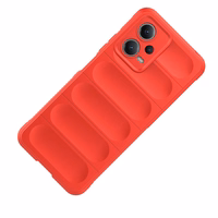 Magic Shield dėklas telefonui Xiaomi Redmi Note 12 5G / Poco X5 5G lankstus šarvuotas dėklas raudona