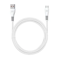 BLUE STAR kabelis USB A į Micro USB 2A 12W DC99M 1 m baltas