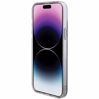 Guess IML Iridescent Magnetinis dėklas telefonui iPhone 15 Pro - juodas