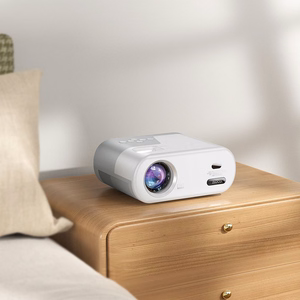 Projektorius HD Ready Hoco su Android sistema Wi-Fi Bluetooth 720P DT2 baltas