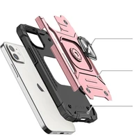 Wozinsky Ring Armor iPhone 14 Plus dėklas telefonui su magnetiniu laikikliu ir žiedu, auksinės spalvos