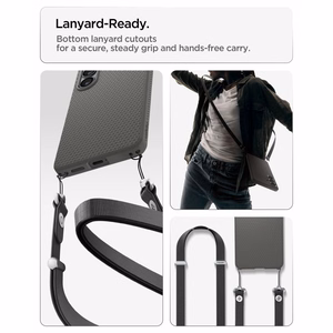 Spigen Liquid Air Mag MagSafe dėklas skirta Samsung Galaxy S26 Plus marmurinis pilkas