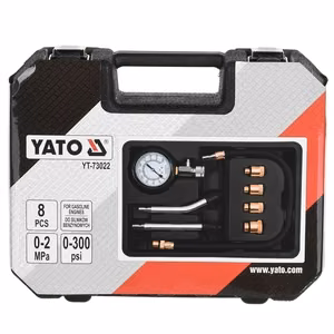 Yato YT-73022 – 8 dalių benzininių variklių kompresijos matuoklis