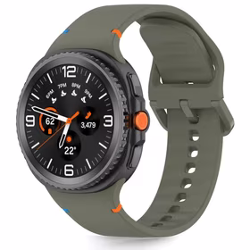 TECH-PROTECT SILICONE SAMSUNG GALAXY WATCH 8 / CLASSIC (40 / 44 / 46 MM) KARIUOMENĖS ŽALIAS