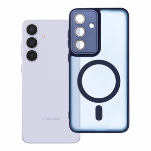 VARIETE MAG COVER magnetinis dėklas telefonui, suderinamas su MagSafe, skirtas SAMSUNG S25 FE, tamsiai mėlynas