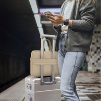 "Tech-Protect" krepšys 15-16 colių nešiojamajam kompiuteriui - smėlio spalvos