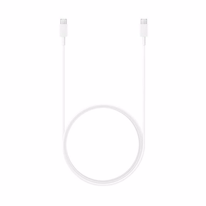 Samsung EP-DX310JWE USB-C - USB-C 3A 1.8m kabelis (didmeninė – pakaitinė pakuotė) – baltas