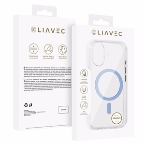 Liavec Pure dėklas skirtas Iphone 17 mėlynas