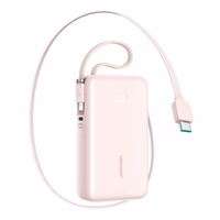 Išorinė baterija Joyroom "JR-PR2L" rožinė 10000mAh (35W)