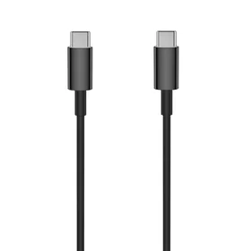 Setty kabelis USB-C - USB-C 1,0 m 3A, juodas