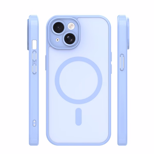 Mag Matt dėklas iPhone 15 6,1" šviesiai mėlynas