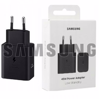Įkroviklis Samsung EP-T4511 juodas 45W su pakuote / 100% Originalus /