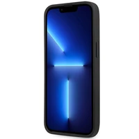 BMW odinis dėklas su įspaustu raštu iPhone 13 Pro / iPhone 13 - juodas
