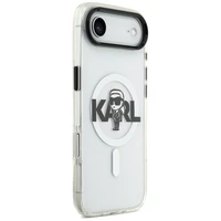 Karl Lagerfeld IML Karl Eskizas Logotipas Magnetinis dėklas telefonui iPhone 17 Air - skaidrus