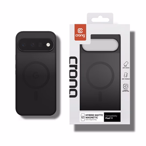 Чехол Crong Hybrid Matte Magnetic MagSafe для Google Pixel 11, чёрный