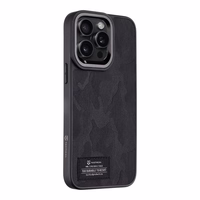 Tactical Camo Troop Dėklas for Apple iPhone 15 Pro Max Juodas
