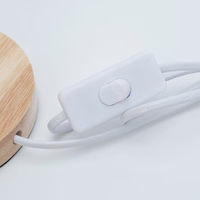 Stalo lempa prie lovos plunksna Art Deco raudona CBDPH