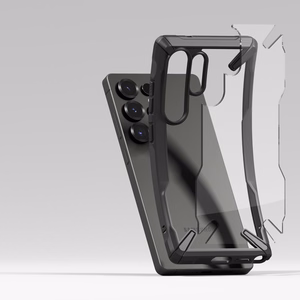 Ringke Fusion X dėklas Samsung Galaxy S25 Ultra - juodas