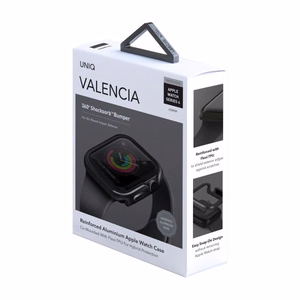 Uniq Valencia dėklas Apple Watch 4 / 5 / 6 / SE 40mm - pilkas